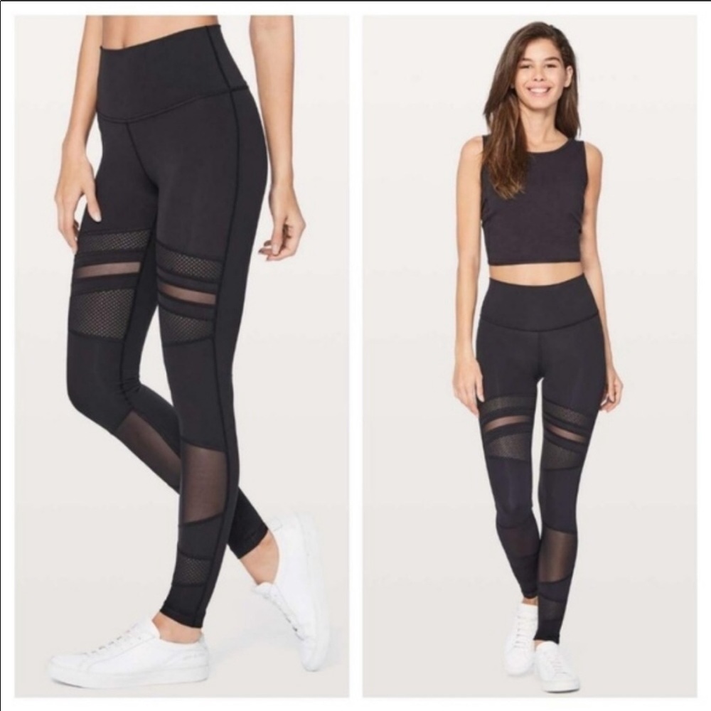 Lululemon Wunder Under Mesh Size 12